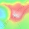 Топографічна карта Сан-Валентин, висота, рельєф