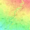 Топографічна карта Ахмедабад, висота, рельєф