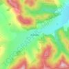 Топографічна карта Манява, висота, рельєф