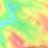 Топографічна карта Росошани, висота, рельєф