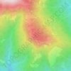 Топографічна карта Шурин, висота, рельєф