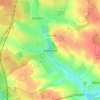 Топографічна карта Годовиця, висота, рельєф