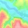 Топографічна карта Чижево, висота, рельєф