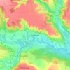 Топографічна карта Заріччя, висота, рельєф