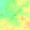 Топографічна карта Жадове, висота, рельєф