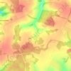 Топографічна карта Руднево, висота, рельєф