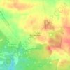 Топографічна карта Мельники, висота, рельєф