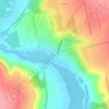 Топографічна карта Вікторівка, висота, рельєф