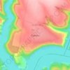 Топографічна карта Рудківці, висота, рельєф
