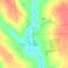 Топографічна карта Гурівка, висота, рельєф