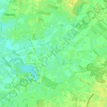 Топографічна карта Huppel, висота, рельєф