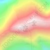 Топографічна карта 公格尔峰, висота, рельєф
