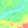 Топографічна карта Побійна, висота, рельєф