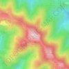 Топографічна карта Парашка, висота, рельєф