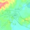 Топографічна карта Рудня, висота, рельєф