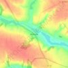 Топографічна карта Антонів, висота, рельєф