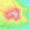 Топографічна карта Казбек, висота, рельєф