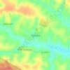 Топографічна карта Терешки, висота, рельєф