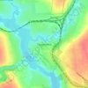 Топографічна карта Приютівка, висота, рельєф