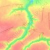 Топографічна карта Чернецьке, висота, рельєф