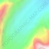 Топографічна карта Athabasca Glacier, висота, рельєф