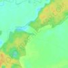 Топографічна карта Святі Гори, висота, рельєф