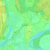 Топографічна карта Хотянівка, висота, рельєф