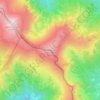Топографічна карта Менчул, висота, рельєф