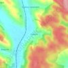 Топографічна карта Чижичі, висота, рельєф