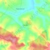 Топографічна карта Гостів, висота, рельєф
