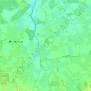 Топографічна карта Heuvel, висота, рельєф