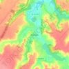 Топографічна карта Жуківці, висота, рельєф