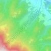 Топографічна карта Урочище Хитруватий, висота, рельєф