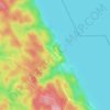 Топографічна карта Бучак, висота, рельєф