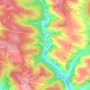 Топографічна карта Плоска, висота, рельєф