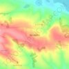 Топографічна карта Аркадіївці, висота, рельєф