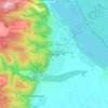 Топографічна карта Пекарі, висота, рельєф