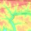 Топографічна карта Копачівка, висота, рельєф