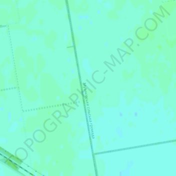 Топографічна карта Причорноморська низовина, висота, рельєф