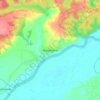 Топографічна карта Вишеньки, висота, рельєф
