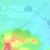 Топографічна карта Залуччя, висота, рельєф