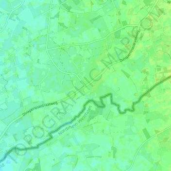 Топографічна карта IJzerlo, висота, рельєф