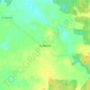 Топографічна карта Бобриця, висота, рельєф