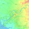 Топографічна карта Surat, висота, рельєф