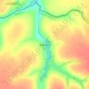 Топографічна карта Журавка, висота, рельєф
