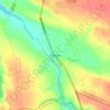 Топографічна карта Хажин, висота, рельєф