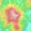 Топографічна карта Тростян, висота, рельєф