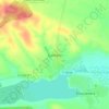 Топографічна карта Сахнівці, висота, рельєф
