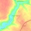 Топографічна карта Нова Кочубеївка, висота, рельєф