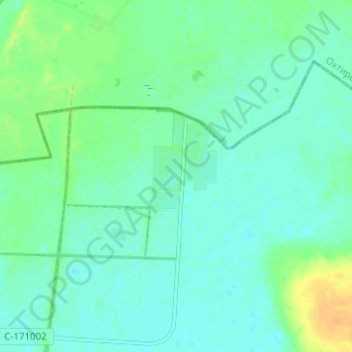 Топографічна карта Камінне, висота, рельєф